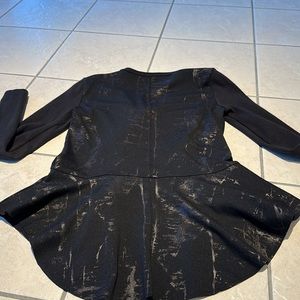 Vera Wang Jacket/shirt w zipper